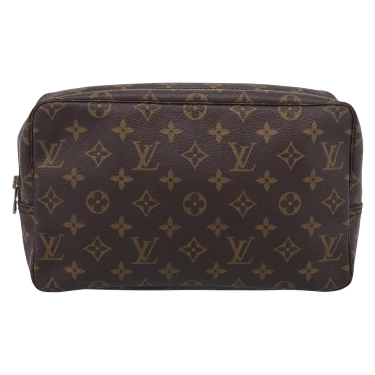 LOUIS VUITTON Monogram Trousse Toilette 28 Clutch Bag M47522 LV Auth 211224