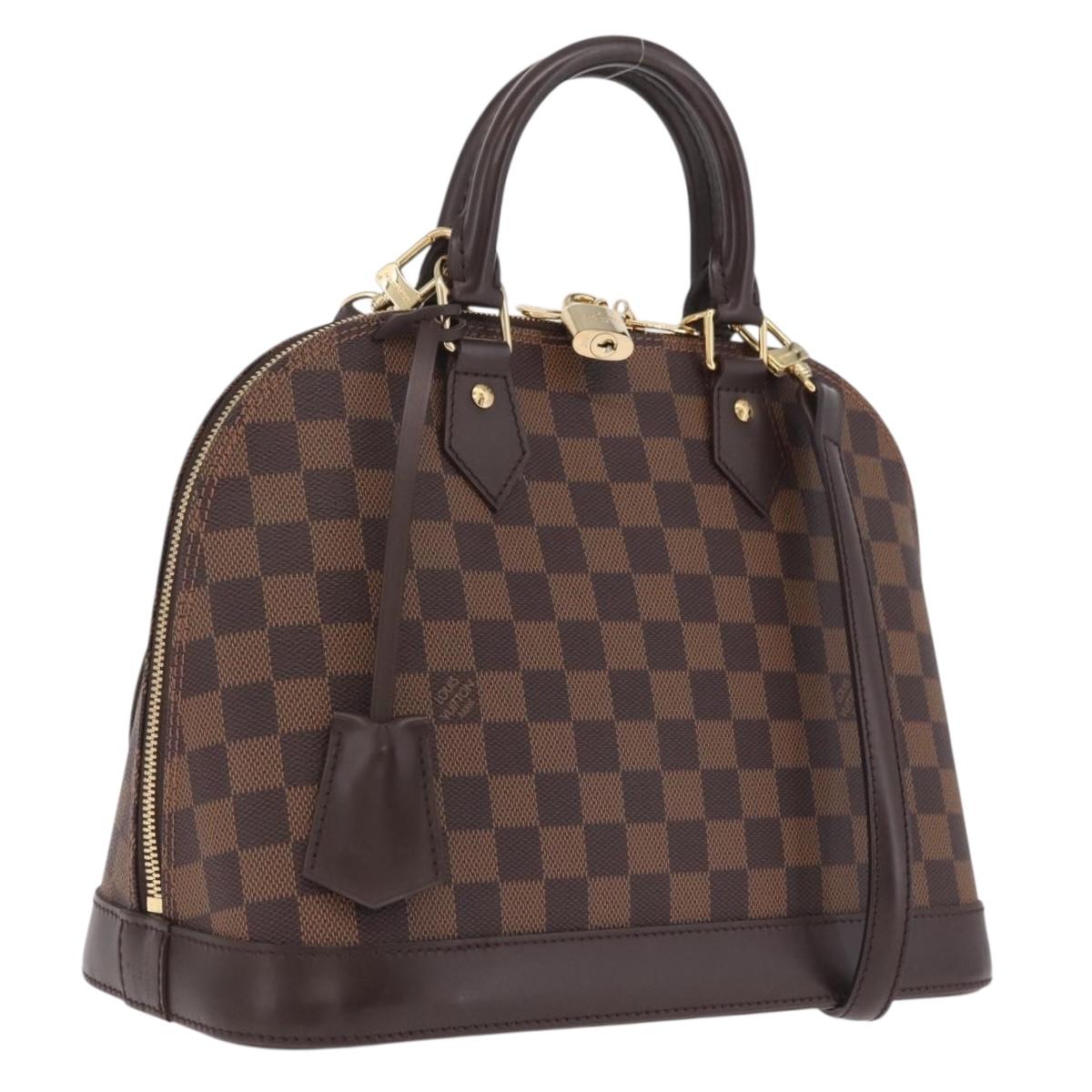 LOUIS VUITTON Damier Ebene Alma PM Hand Bag N53151 LV Auth 211233SAM