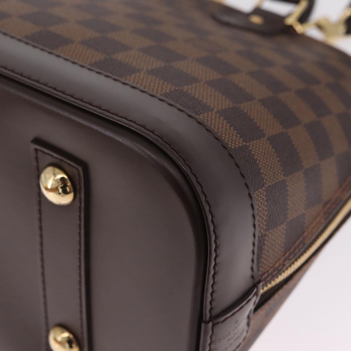 LOUIS VUITTON Damier Ebene Alma PM Hand Bag N53151 LV Auth 211233SAM