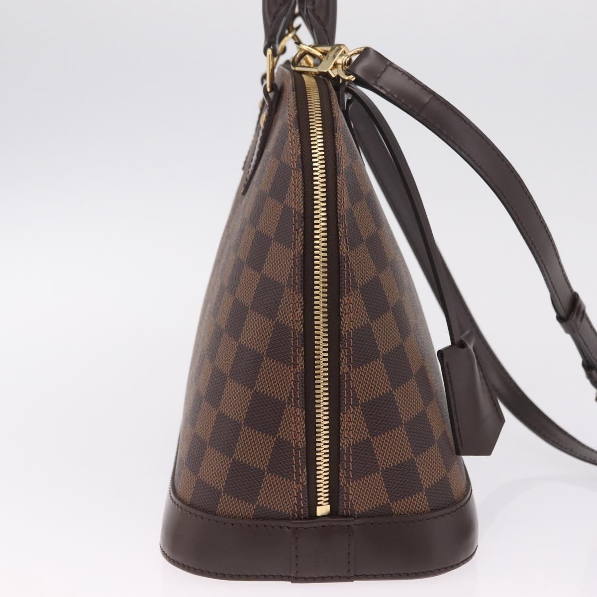 LOUIS VUITTON Damier Ebene Alma PM Hand Bag N53151 LV Auth 211233SAM