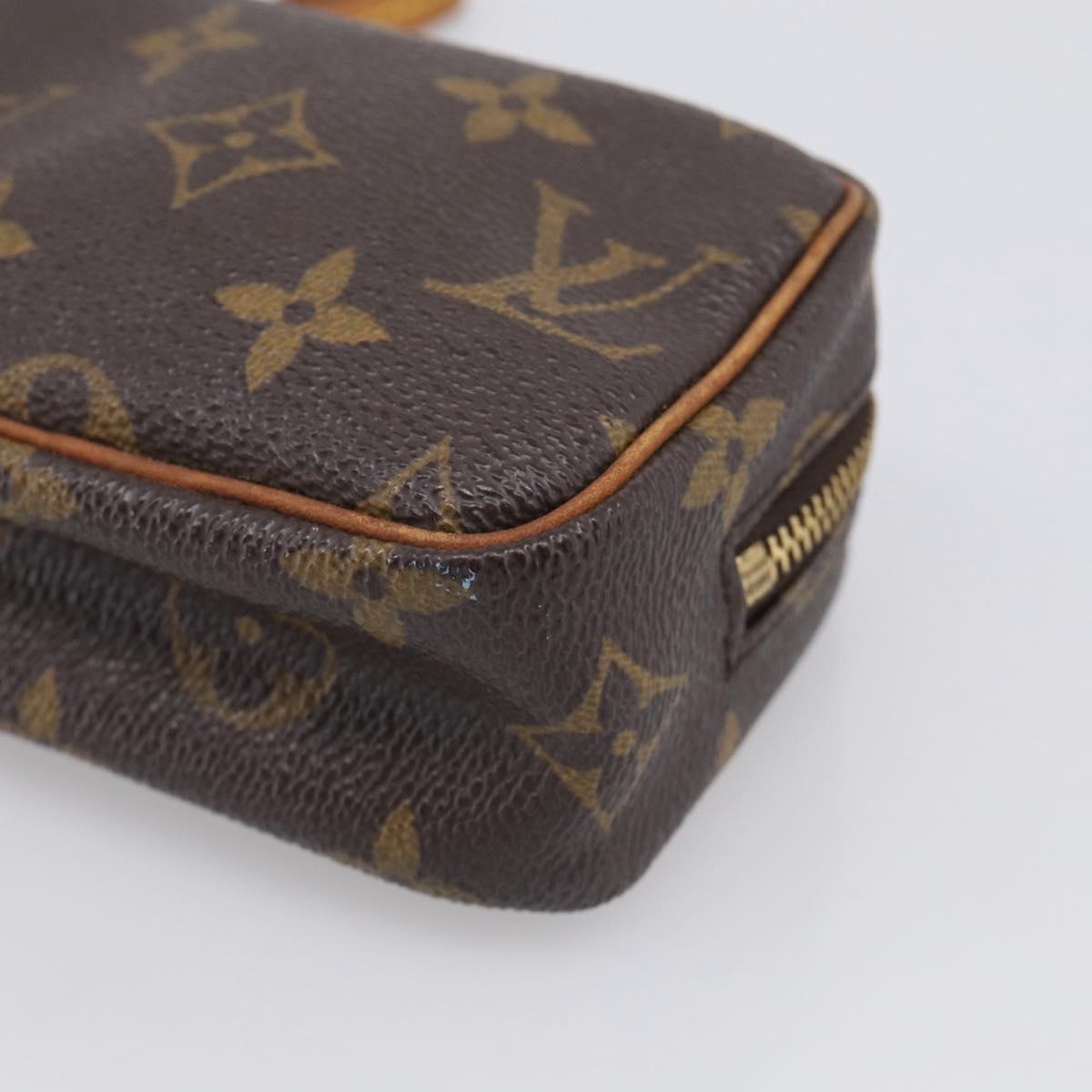 LOUIS VUITTON Monogram Trousse Wapity Pouch M58030 LV Auth 211237