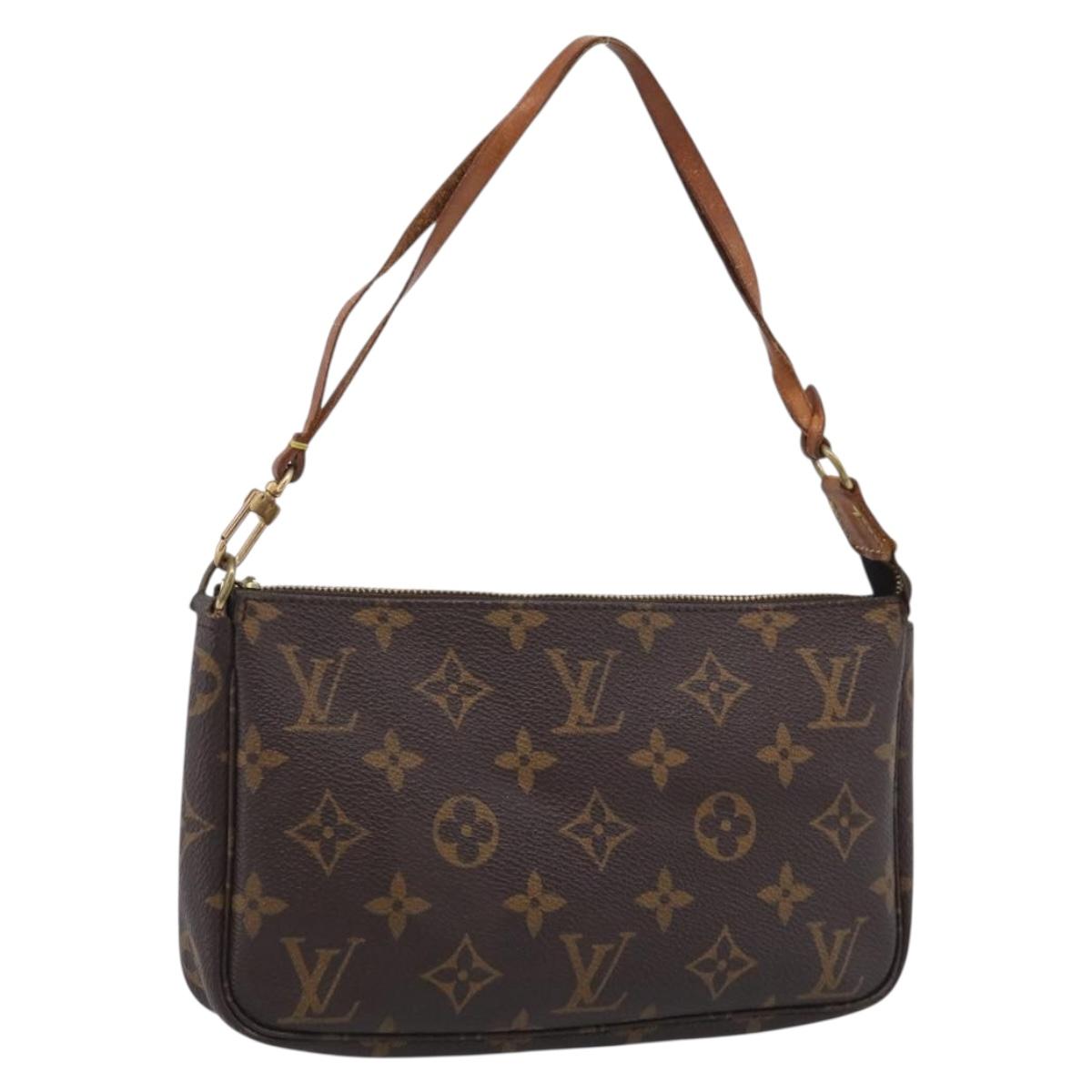 LOUIS VUITTON Monogram Pochette Accessoires Pouch M51980 LV Auth 211238