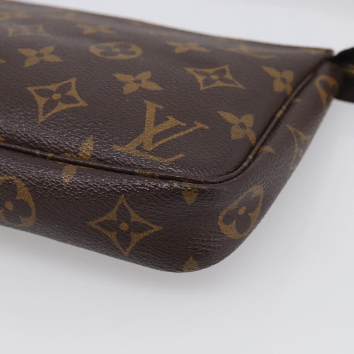 LOUIS VUITTON Monogram Pochette Accessoires Pouch M51980 LV Auth 211238