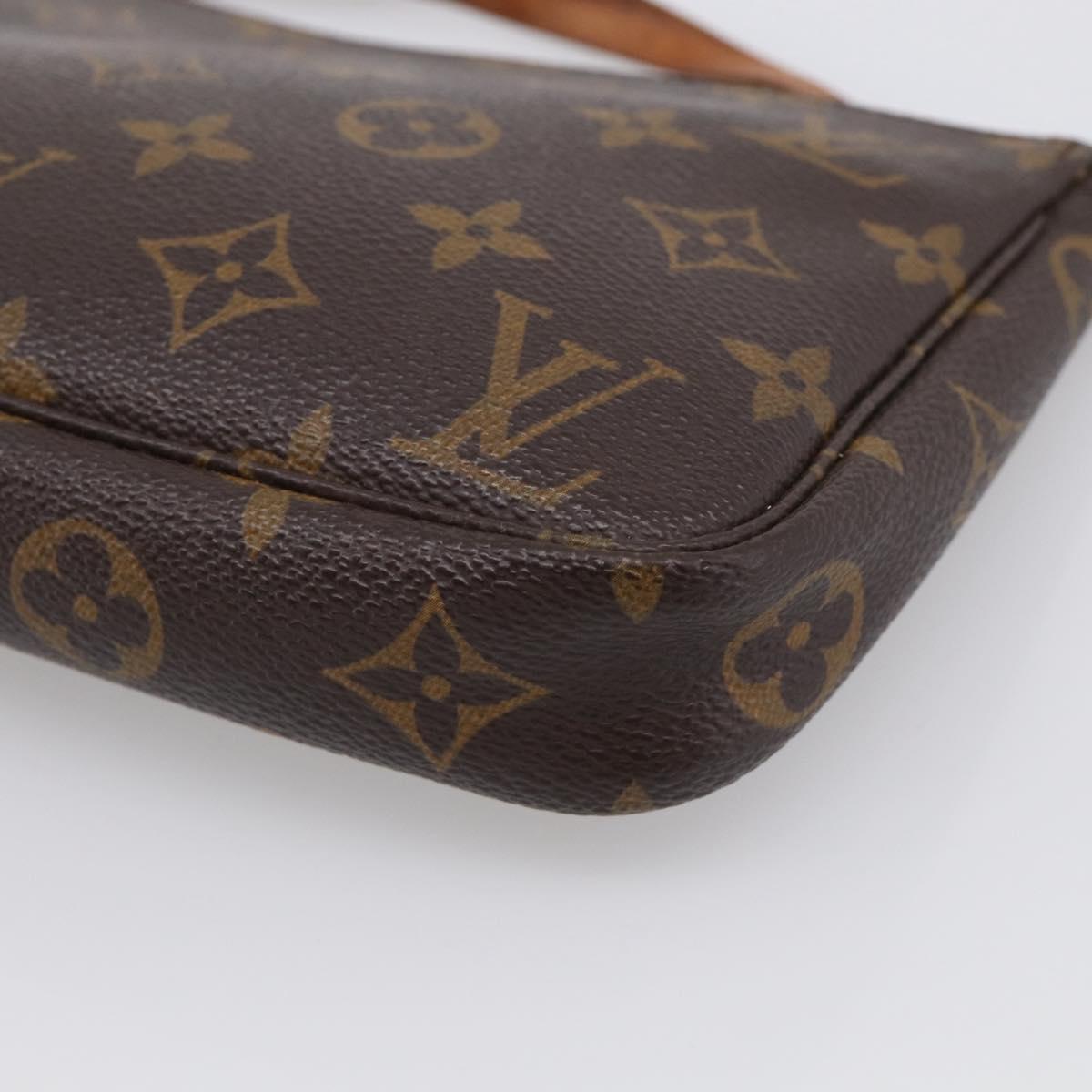 LOUIS VUITTON Monogram Pochette Accessoires Pouch M51980 LV Auth 211238