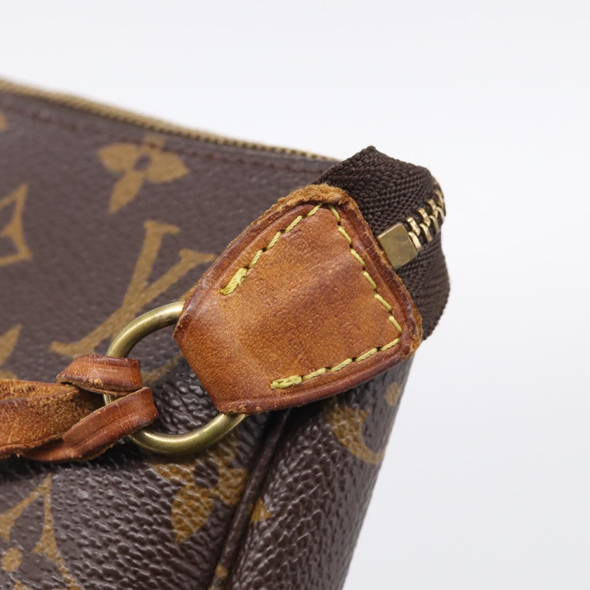 LOUIS VUITTON Monogram Pochette Accessoires Pouch M51980 LV Auth 211238