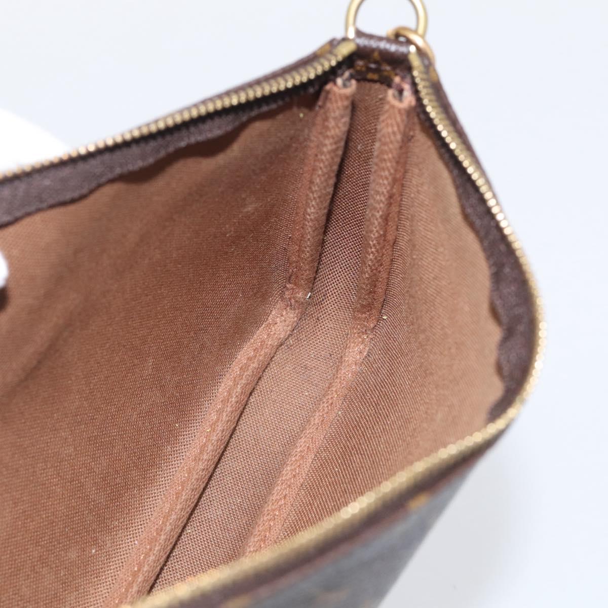 LOUIS VUITTON Monogram Pochette Accessoires Pouch M51980 LV Auth 211238