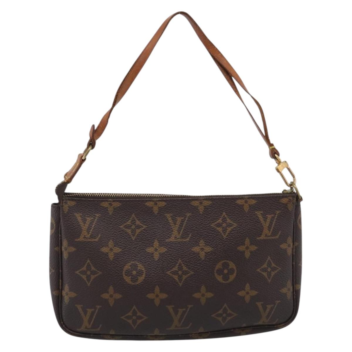 LOUIS VUITTON Monogram Pochette Accessoires Pouch M51980 LV Auth 211238