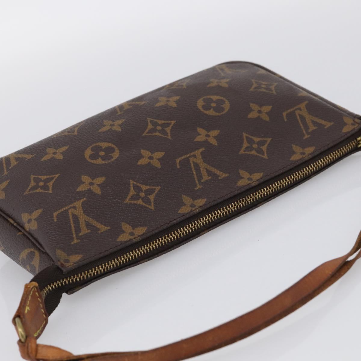 LOUIS VUITTON Monogram Pochette Accessoires Pouch M51980 LV Auth 211238