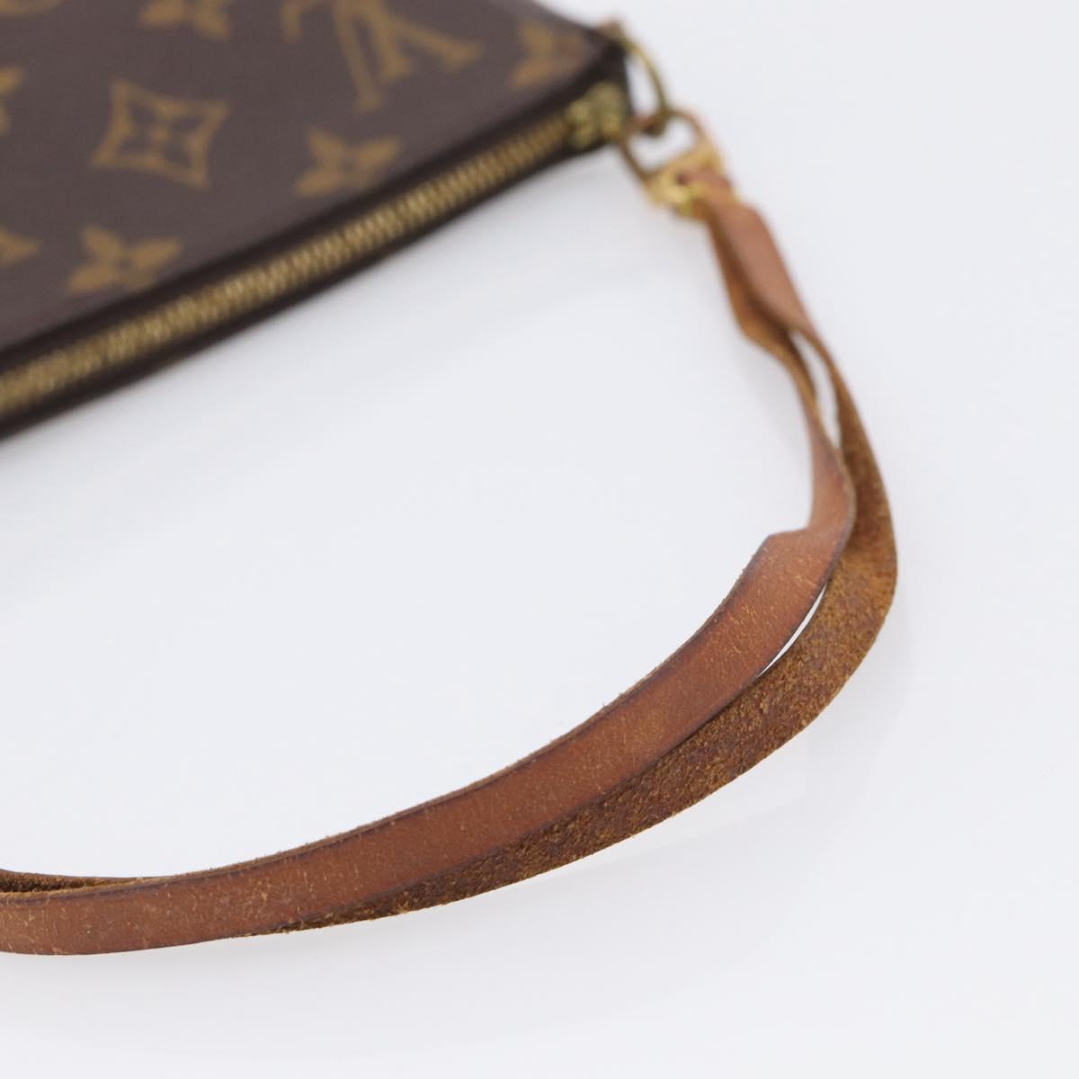 LOUIS VUITTON Monogram Pochette Accessoires Pouch M51980 LV Auth 211238