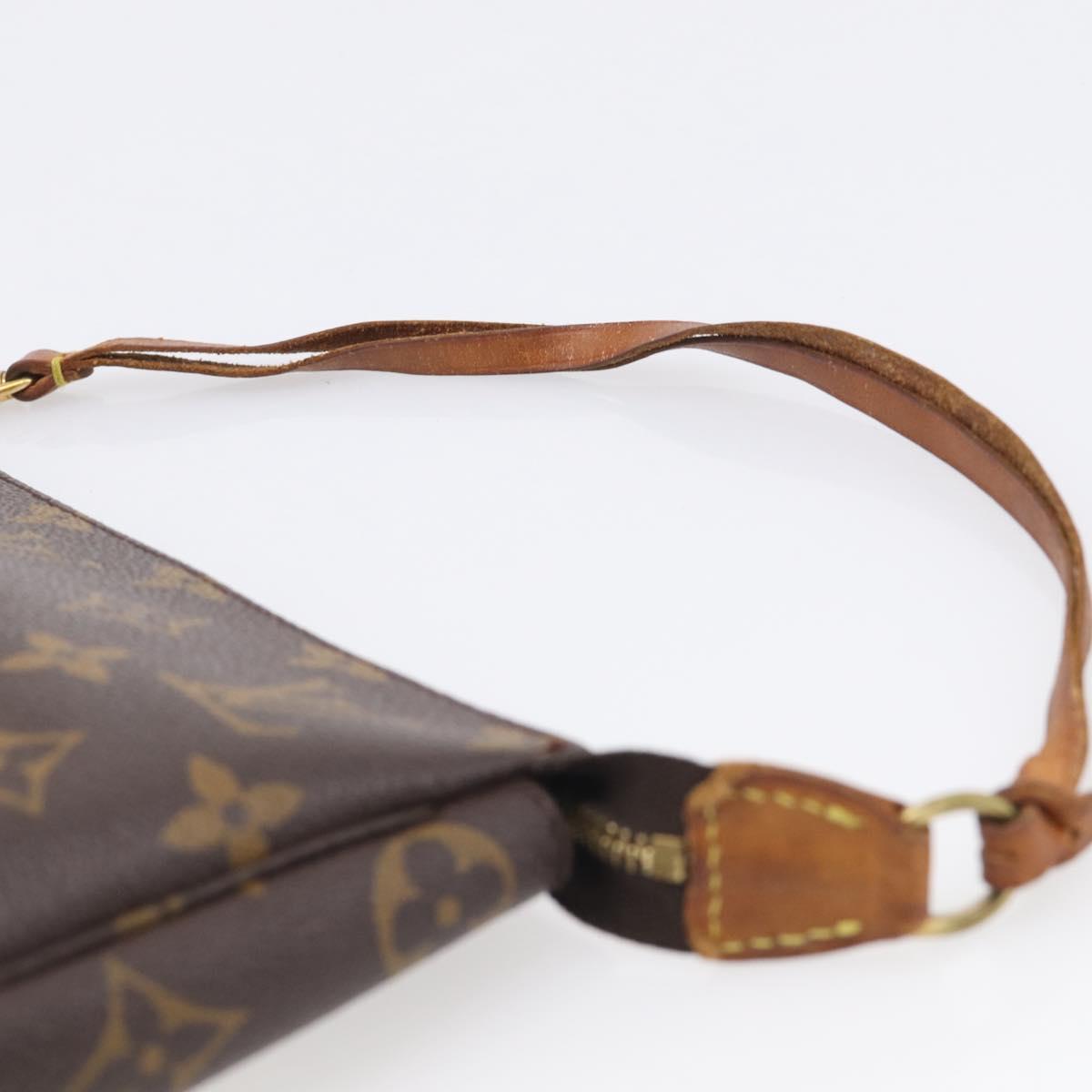 LOUIS VUITTON Monogram Pochette Accessoires Pouch M51980 LV Auth 211238
