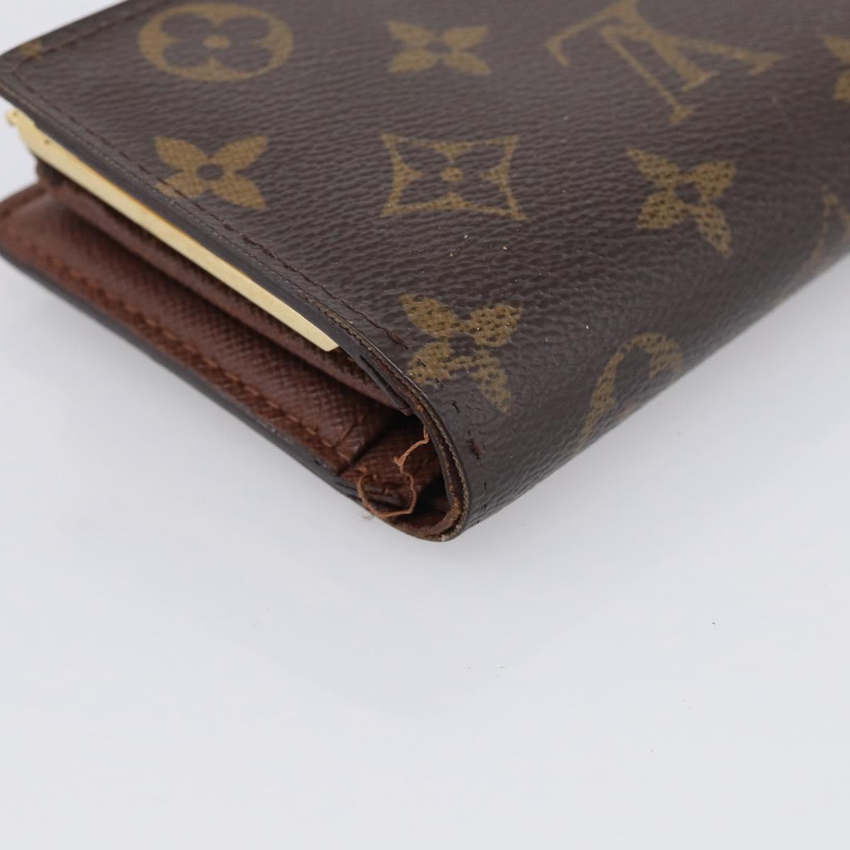 LOUIS VUITTON Monogram Portefeuille Viennois Bifold Wallet M61674 LV Auth 211243