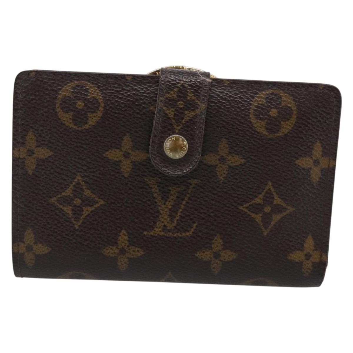LOUIS VUITTON Monogram Portefeuille Viennois Bifold Wallet M61674 LV Auth 211243