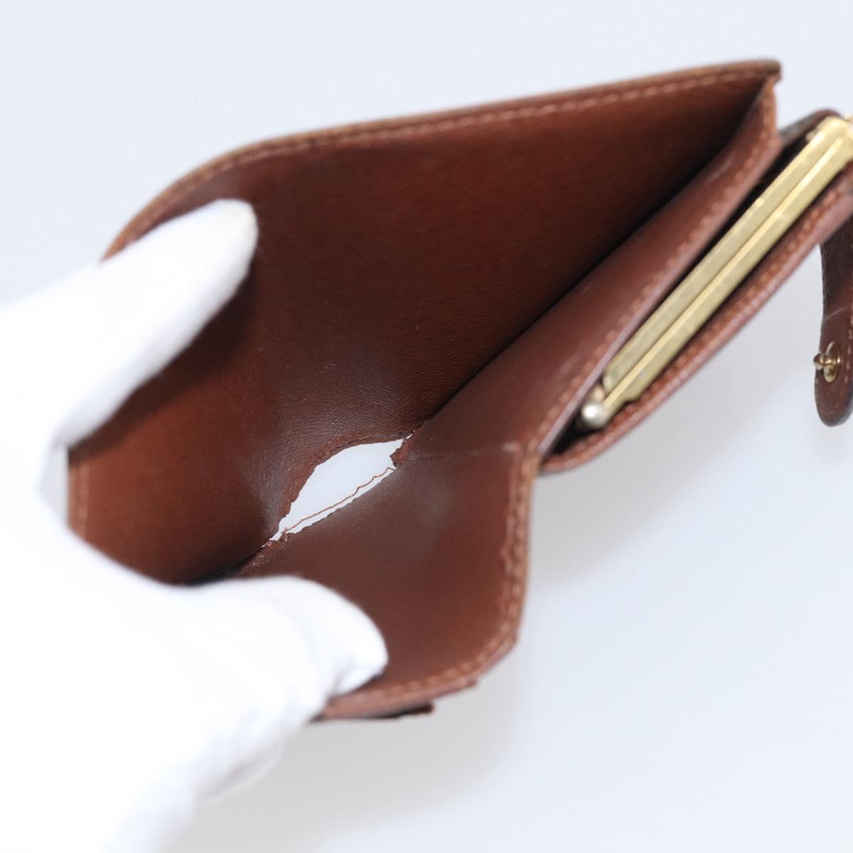 LOUIS VUITTON Monogram Portefeuille Viennois Bifold Wallet M61674 LV Auth 211243