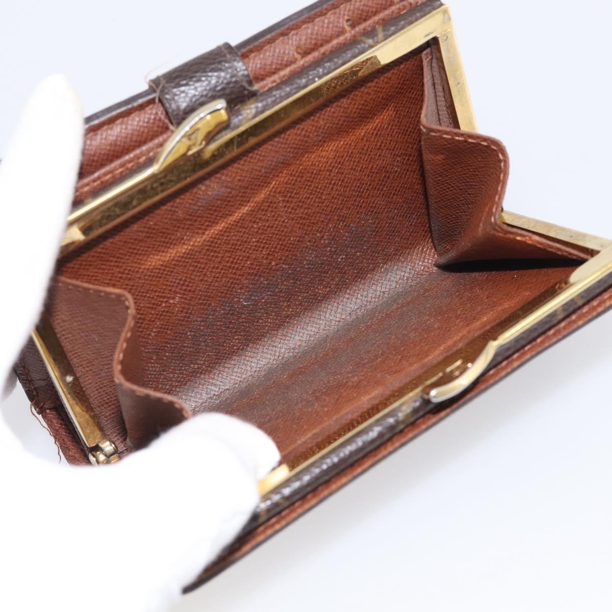 LOUIS VUITTON Monogram Portefeuille Viennois Bifold Wallet M61674 LV Auth 211243