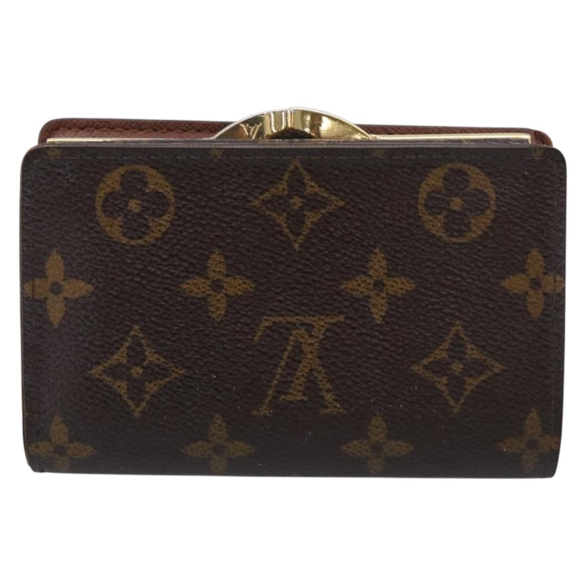 LOUIS VUITTON Monogram Portefeuille Viennois Bifold Wallet M61674 LV Auth 211243
