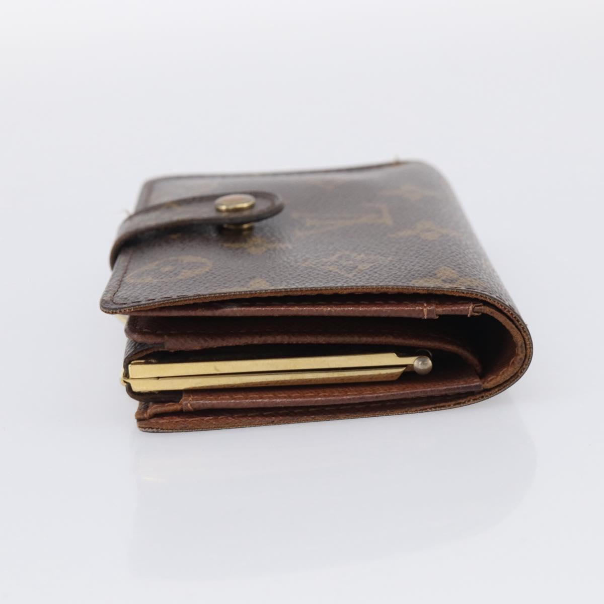 LOUIS VUITTON Monogram Portefeuille Viennois Bifold Wallet M61674 LV Auth 211243