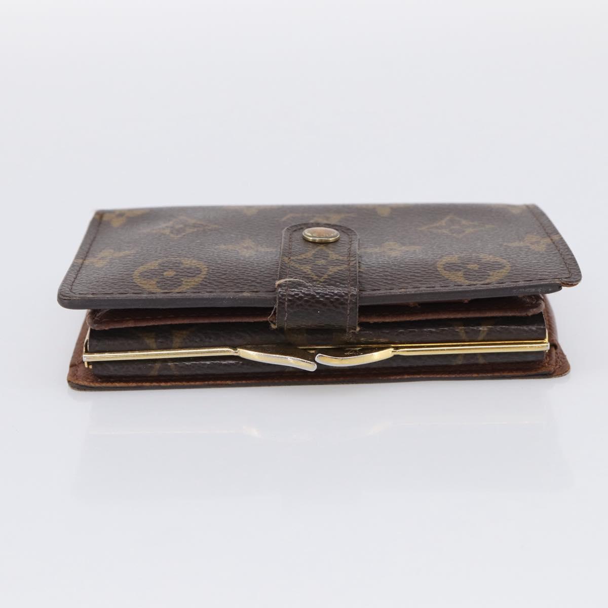 LOUIS VUITTON Monogram Portefeuille Viennois Bifold Wallet M61674 LV Auth 211243