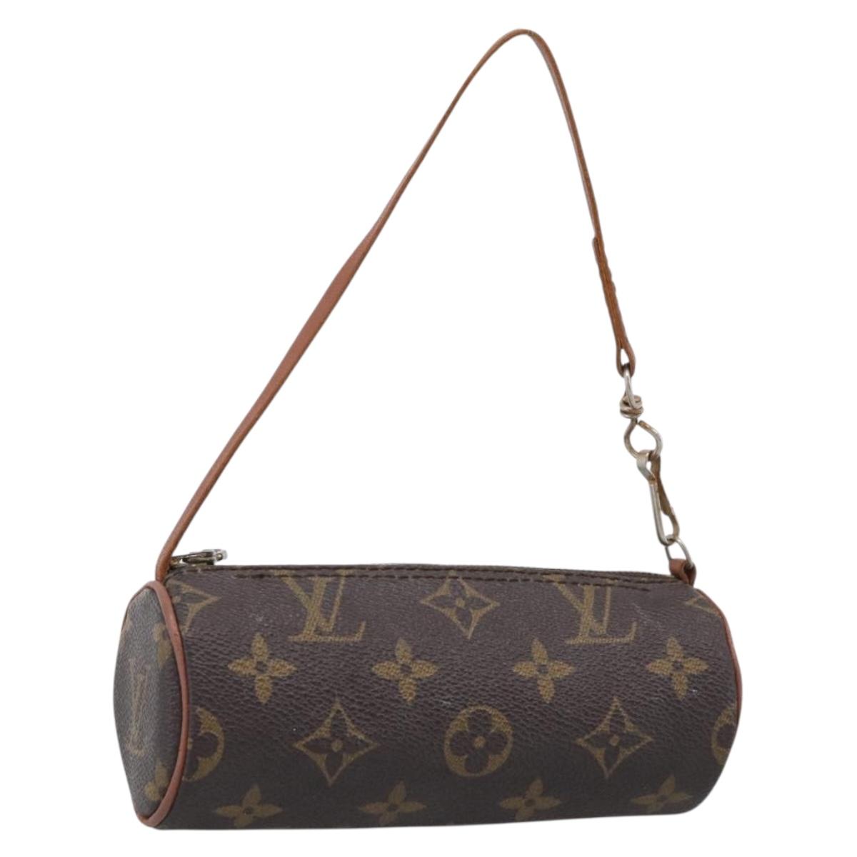 LOUIS VUITTON Monogram Papillon Pouch LV Auth 211247