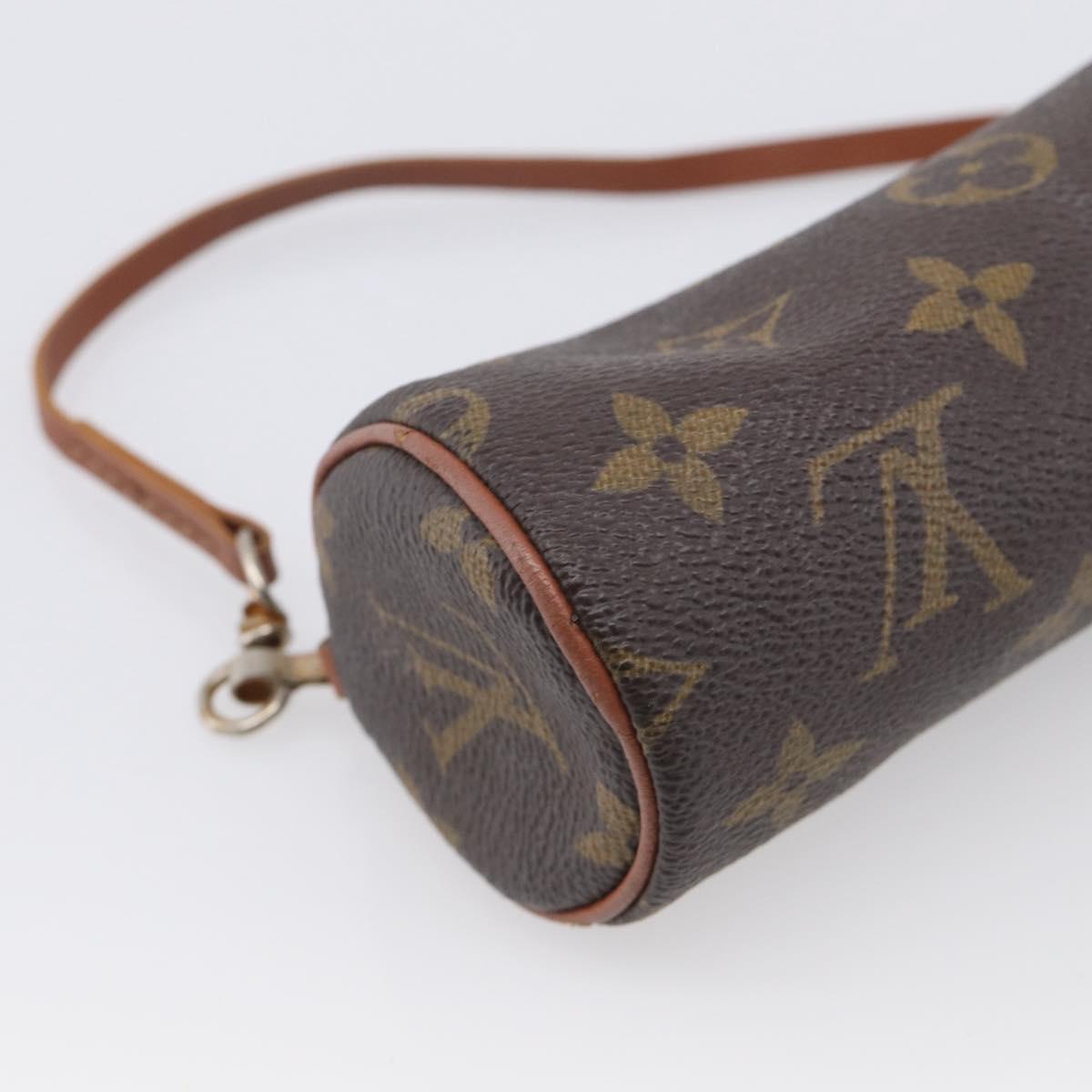 LOUIS VUITTON Monogram Papillon Pouch LV Auth 211247
