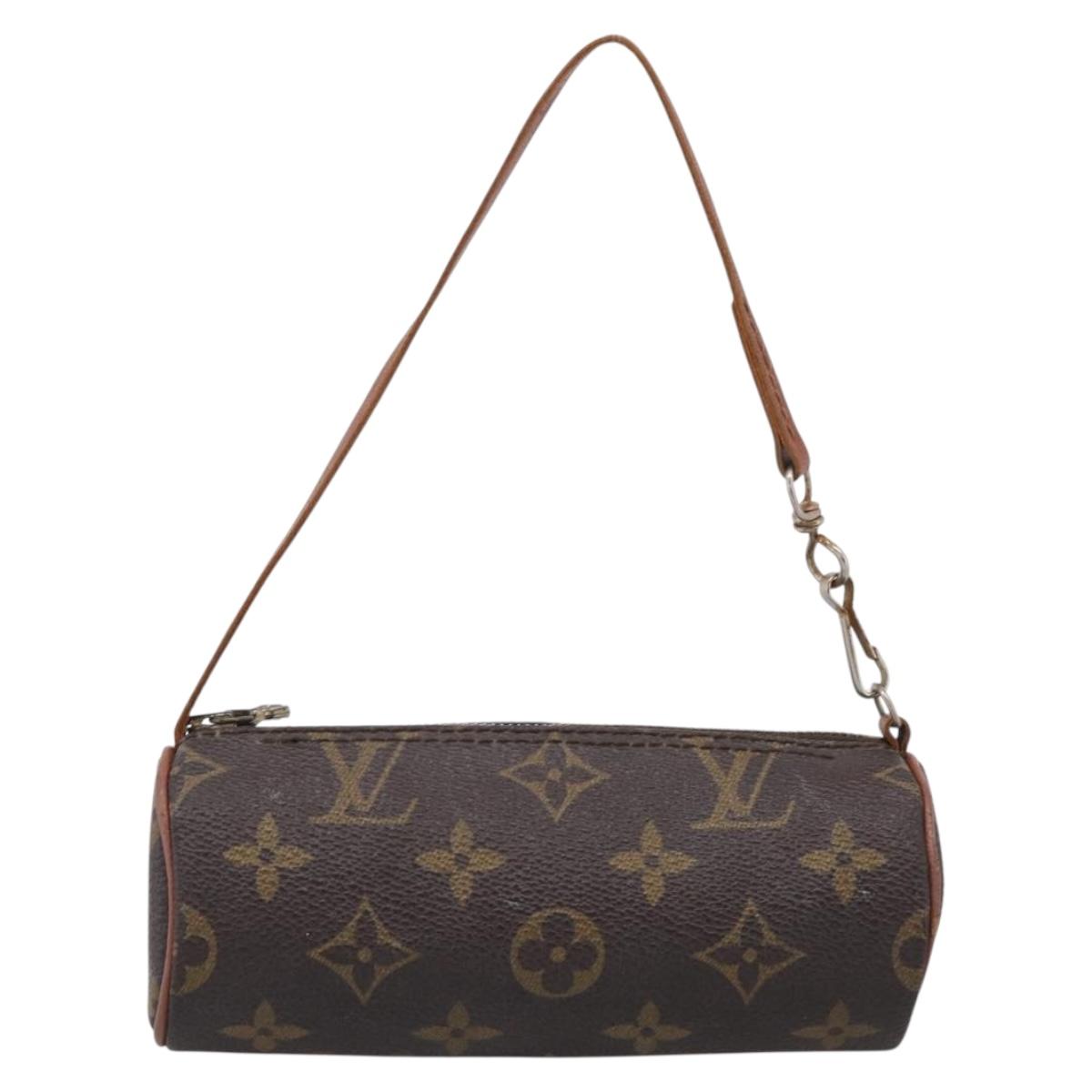 LOUIS VUITTON Monogram Papillon Pouch LV Auth 211247