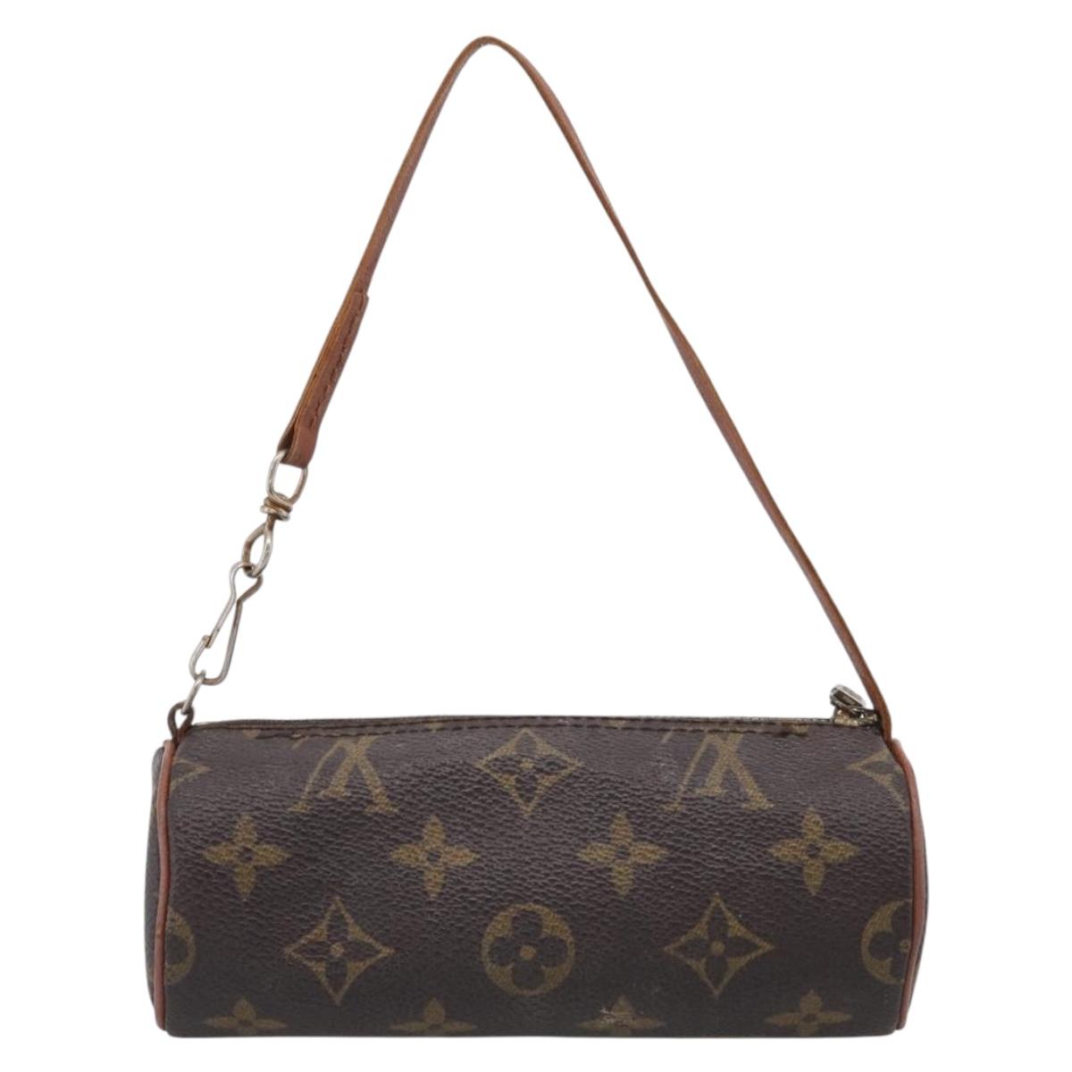 LOUIS VUITTON Monogram Papillon Pouch LV Auth 211247