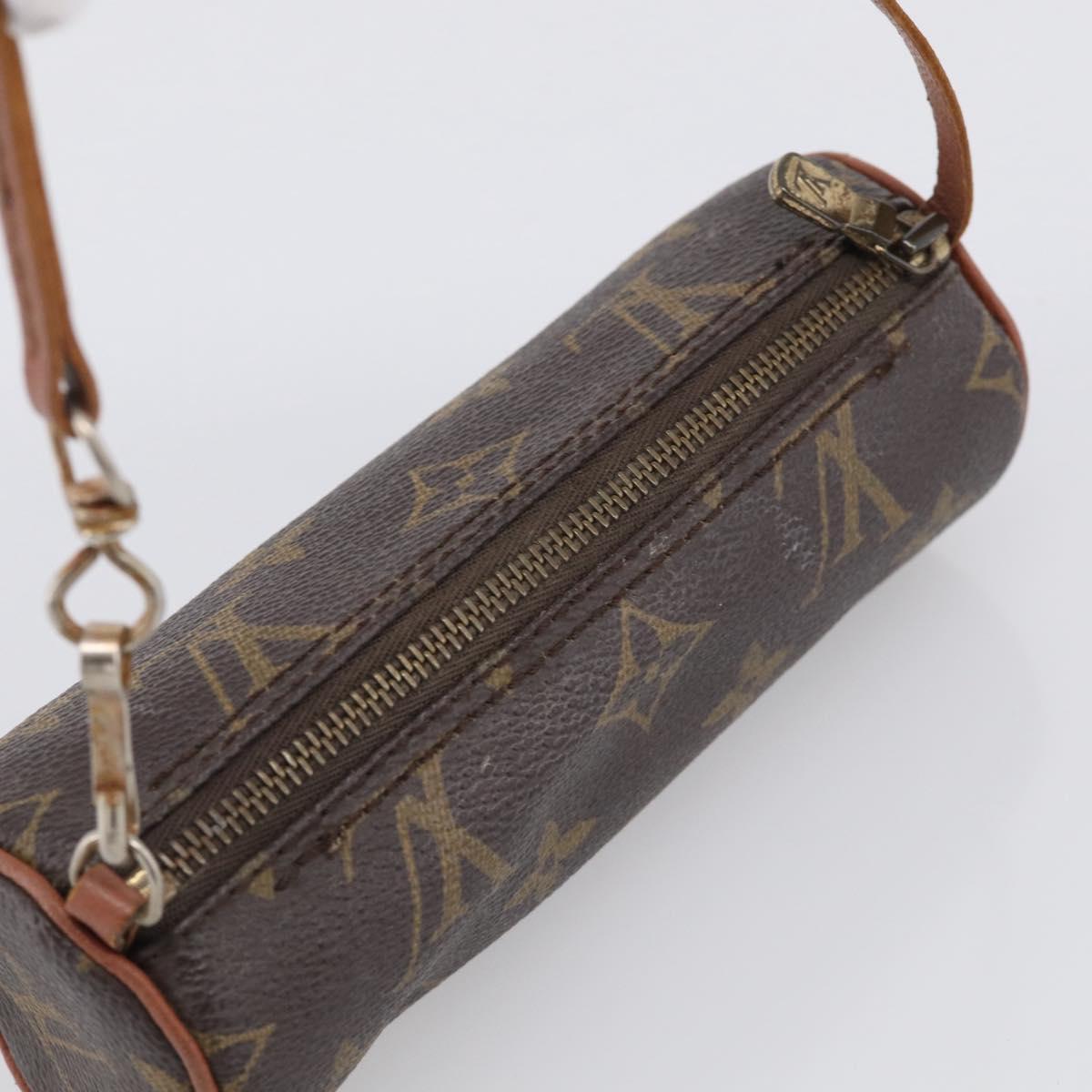 LOUIS VUITTON Monogram Papillon Pouch LV Auth 211247