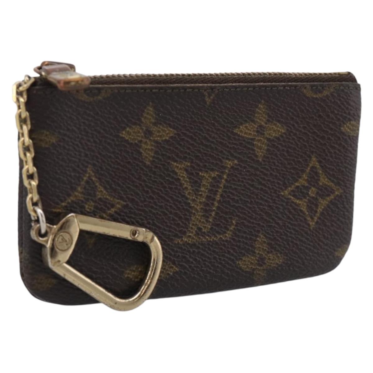 LOUIS VUITTON Monogram Pochette Cles Coin Purse M60033 LV Auth 211248