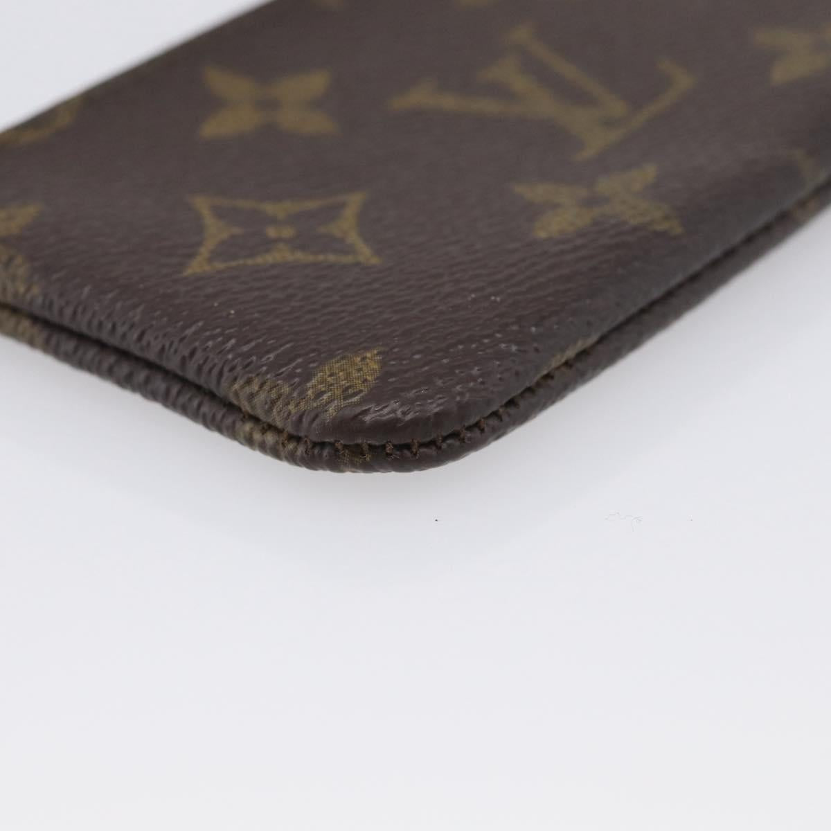 LOUIS VUITTON Monogram Pochette Cles Coin Purse M60033 LV Auth 211248