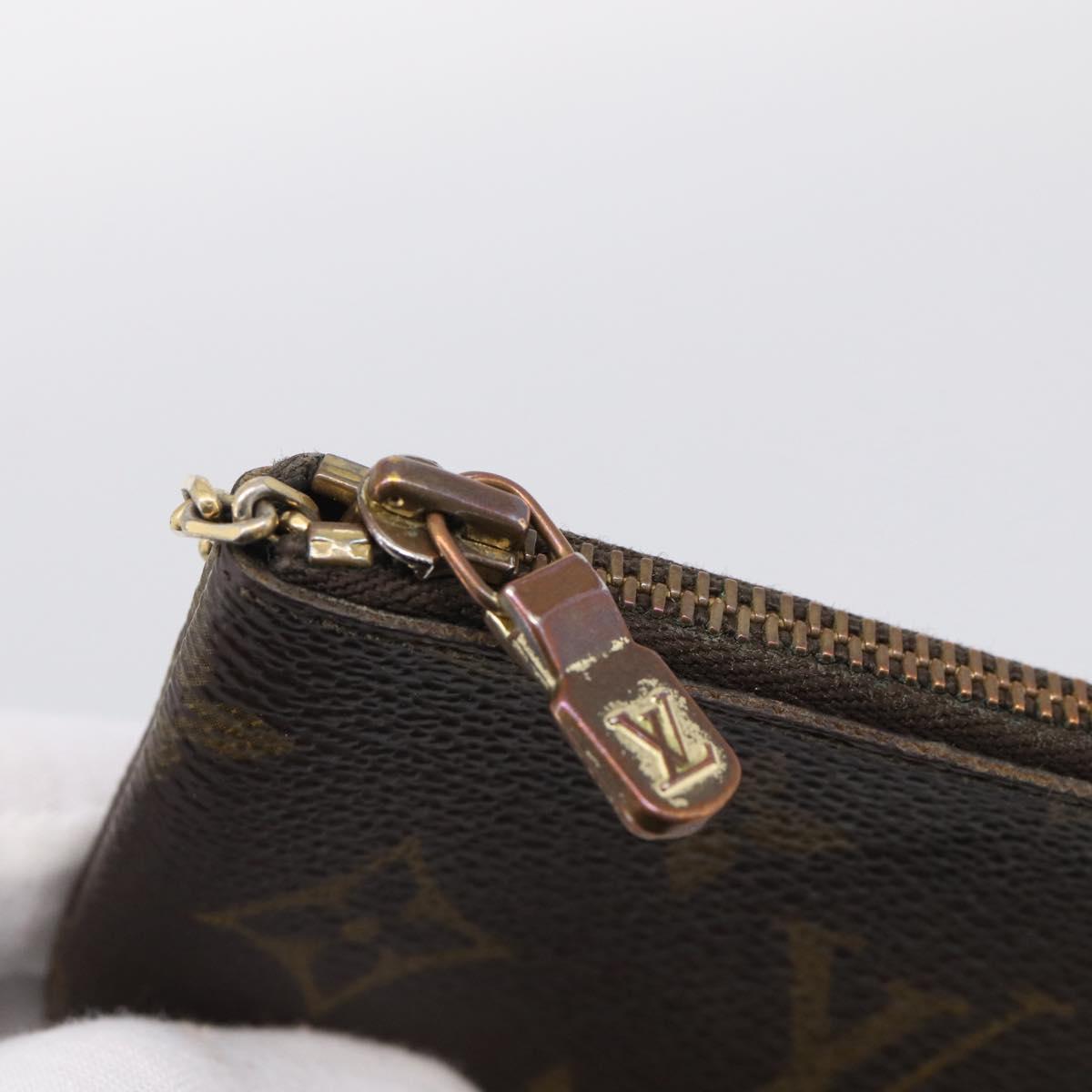 LOUIS VUITTON Monogram Pochette Cles Coin Purse M60033 LV Auth 211248