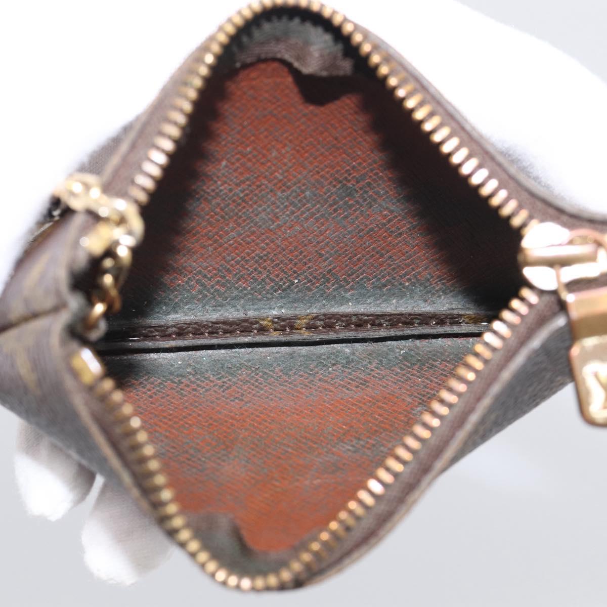 LOUIS VUITTON Monogram Pochette Cles Coin Purse M60033 LV Auth 211248