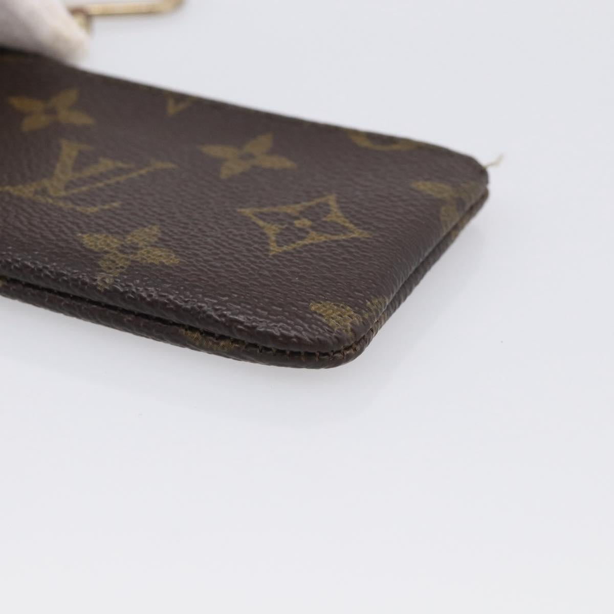 LOUIS VUITTON Monogram Pochette Cles Coin Purse M60033 LV Auth 211248