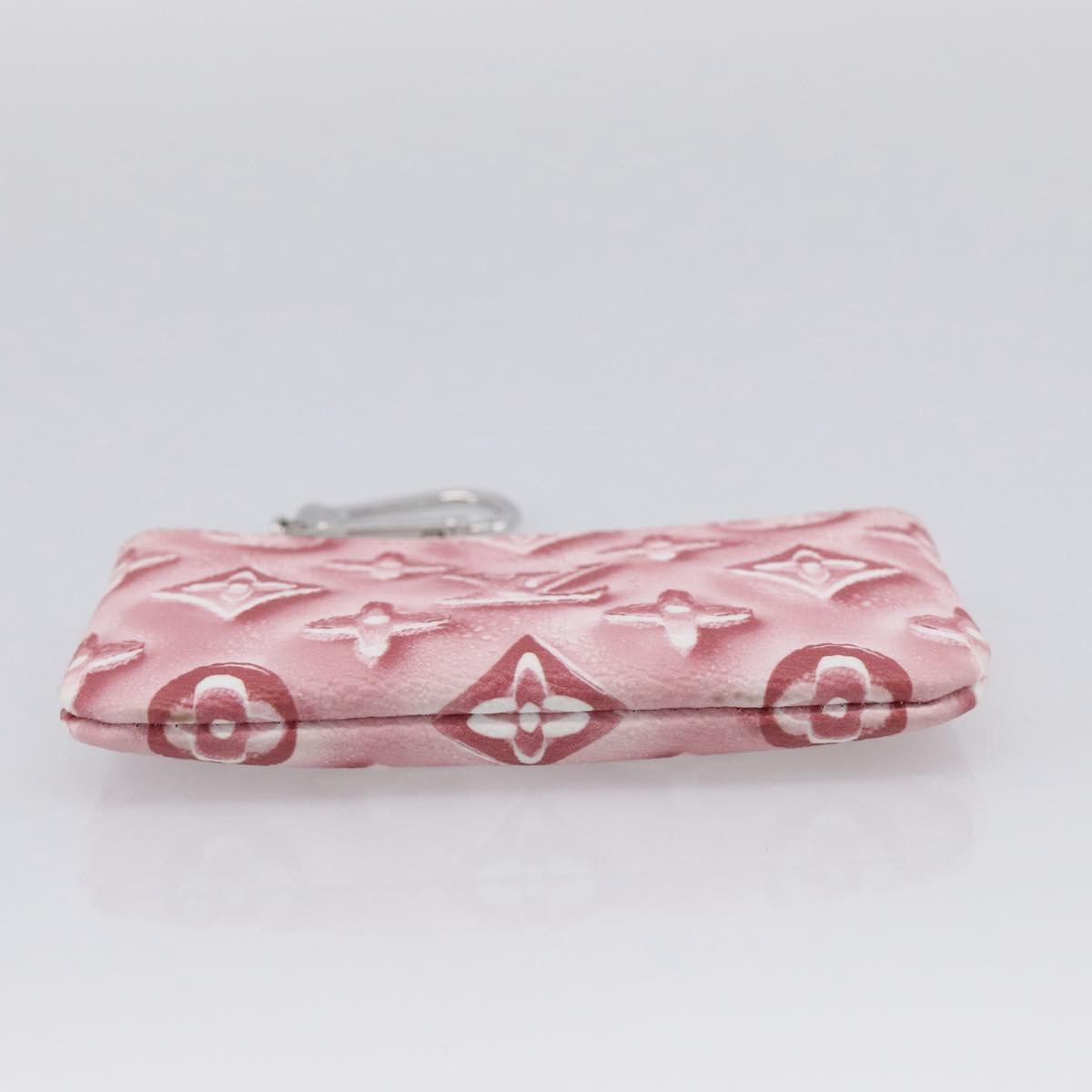 LOUIS VUITTON Monogram Ice Cubes Pochette Cles XS Purse Pink M28665 Auth 211259V