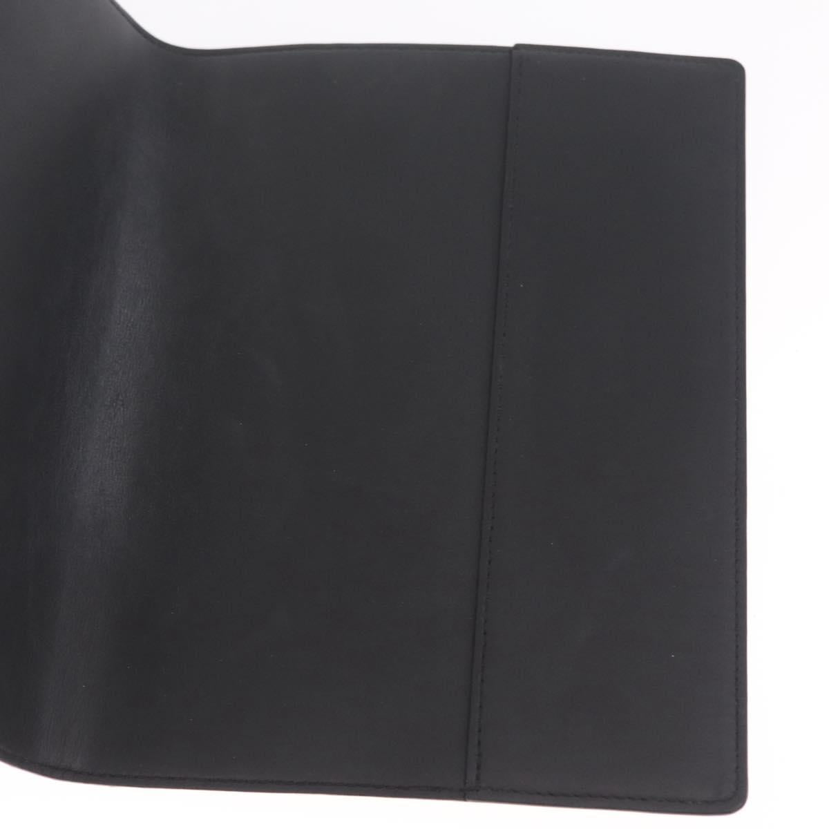 LOUIS VUITTON Monogram Eclipse Quverture Carnet Cover Black GI0845 Auth 211262M