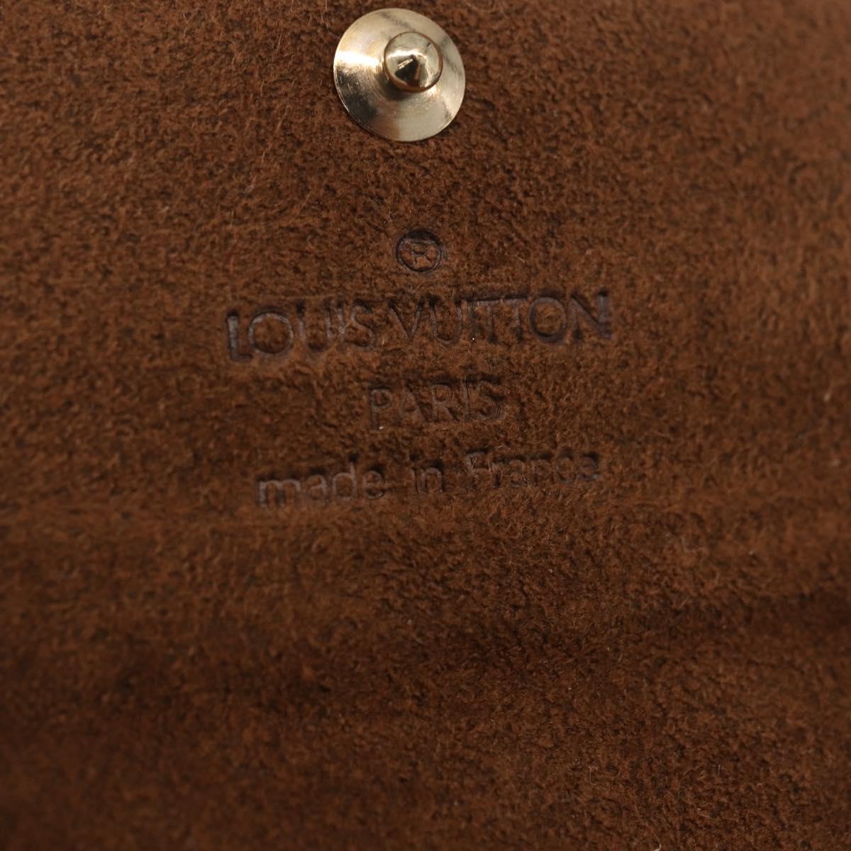 LOUIS VUITTON Bouton de Manchette Cadena Eclet metal M64601 Auth 211263V