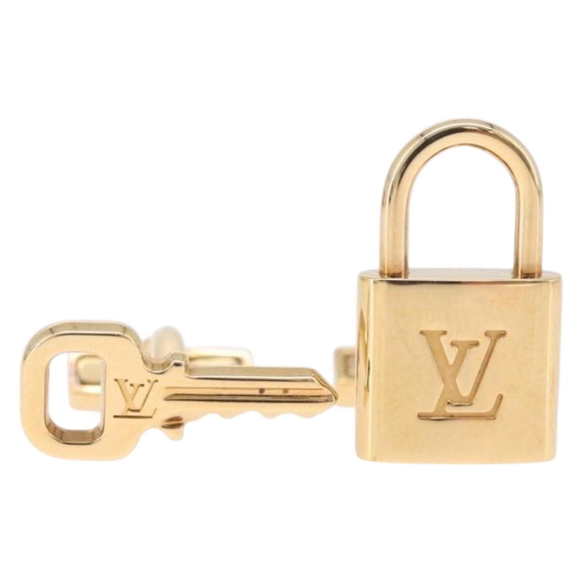 LOUIS VUITTON Bouton de Manchette Cadena Eclet metal M64601 Auth 211263V