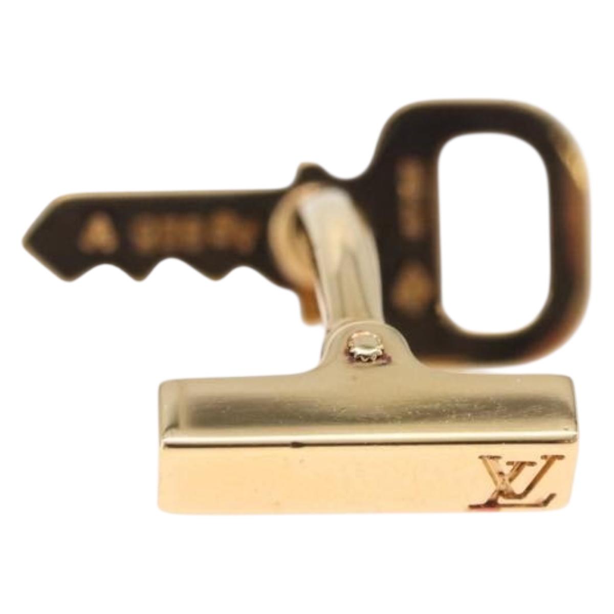 LOUIS VUITTON Bouton de Manchette Cadena Eclet metal M64601 Auth 211263V