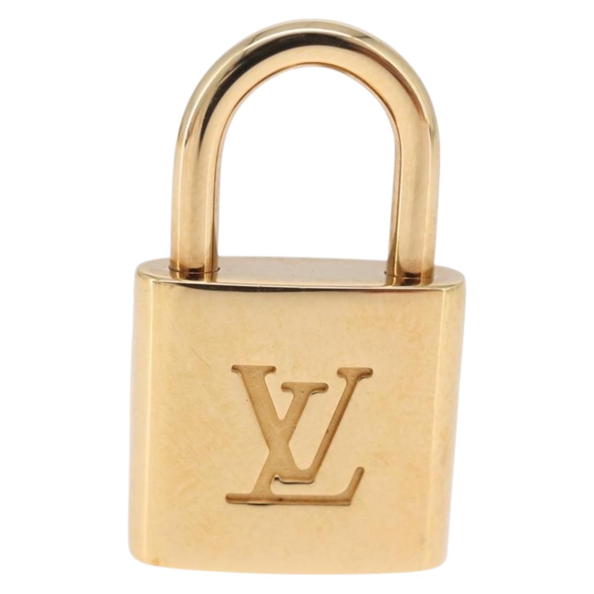 LOUIS VUITTON Bouton de Manchette Cadena Eclet metal M64601 Auth 211263V