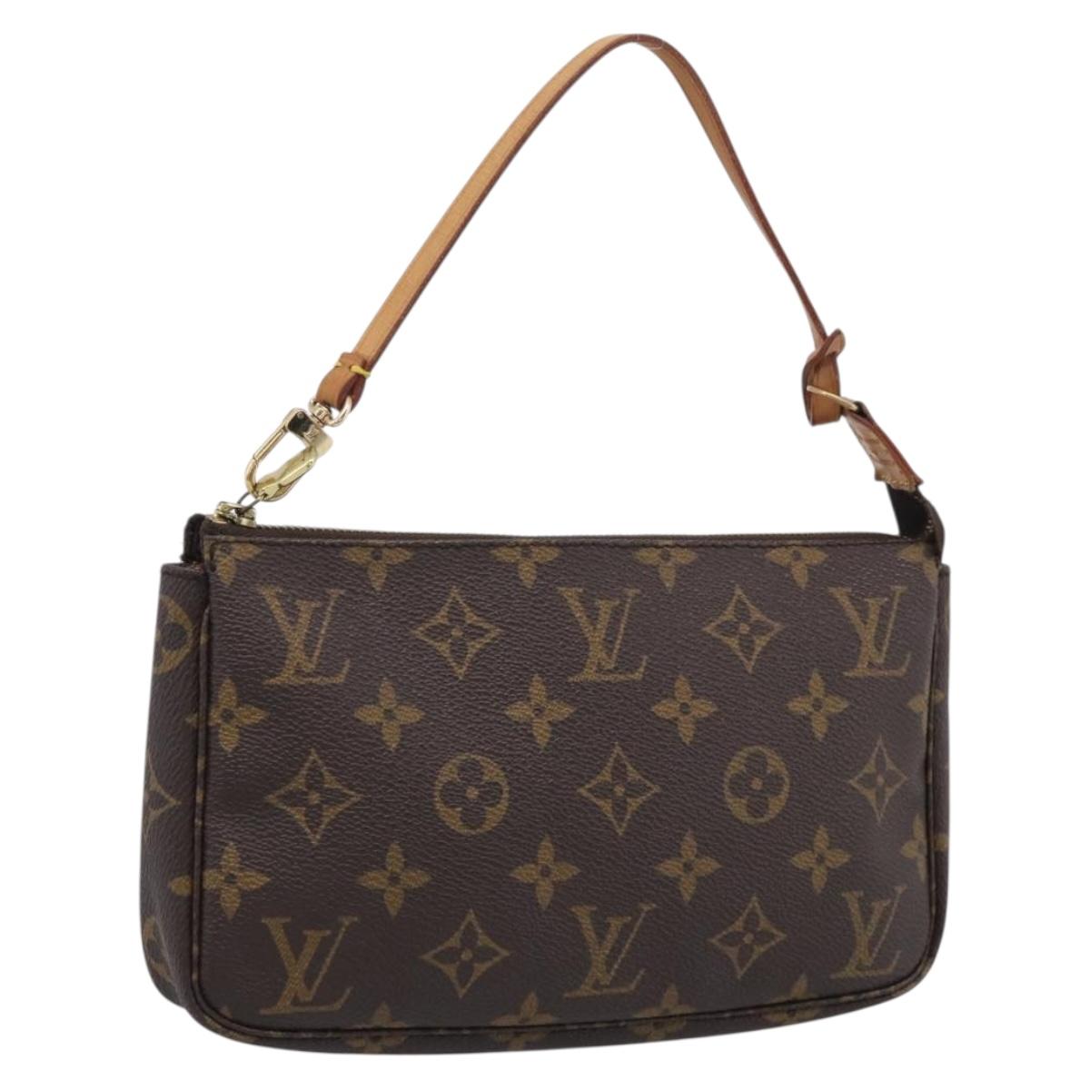 LOUIS VUITTON Monogram Pochette Accessoires Pouch M51980 LV Auth 211264A