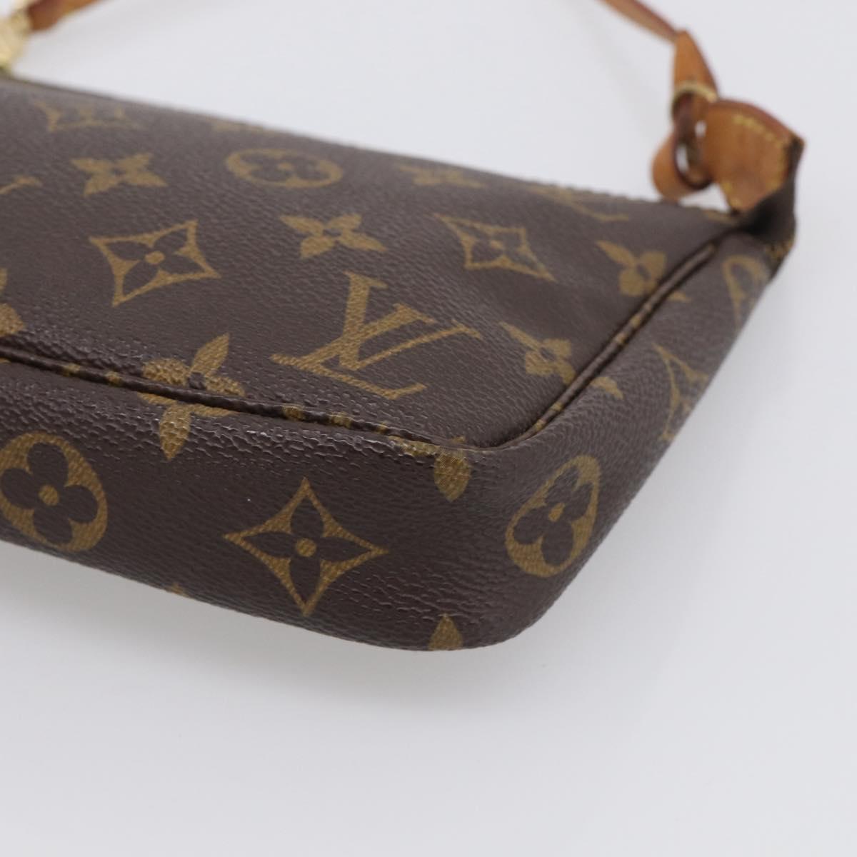 LOUIS VUITTON Monogram Pochette Accessoires Pouch M51980 LV Auth 211264A