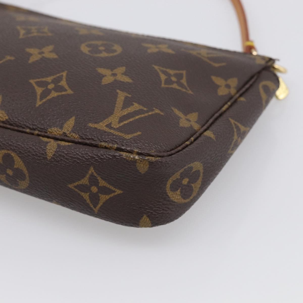 LOUIS VUITTON Monogram Pochette Accessoires Pouch M51980 LV Auth 211264A