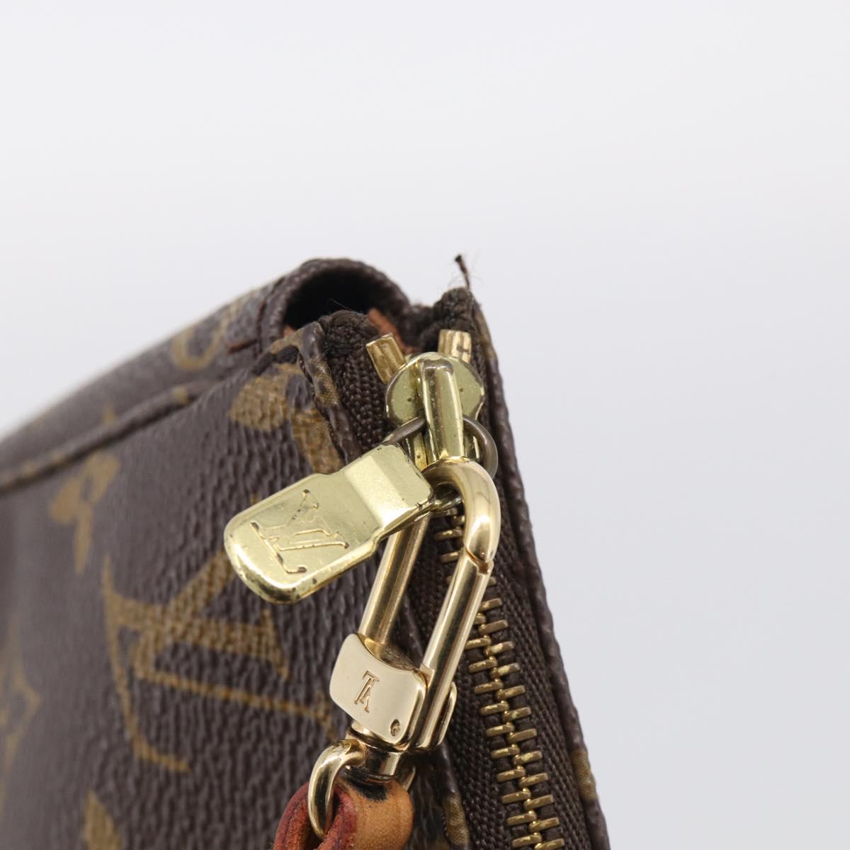 LOUIS VUITTON Monogram Pochette Accessoires Pouch M51980 LV Auth 211264A