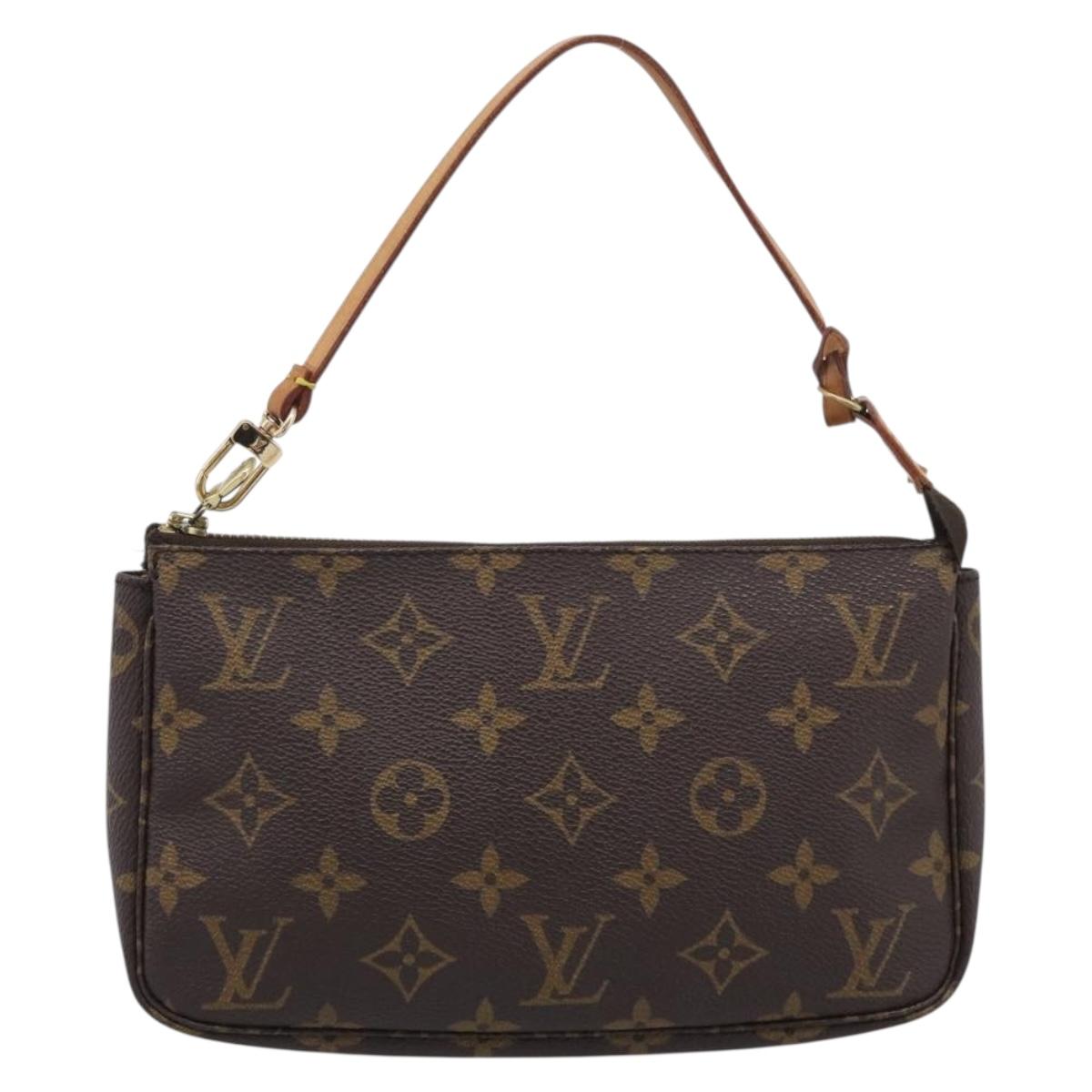 LOUIS VUITTON Monogram Pochette Accessoires Pouch M51980 LV Auth 211264A