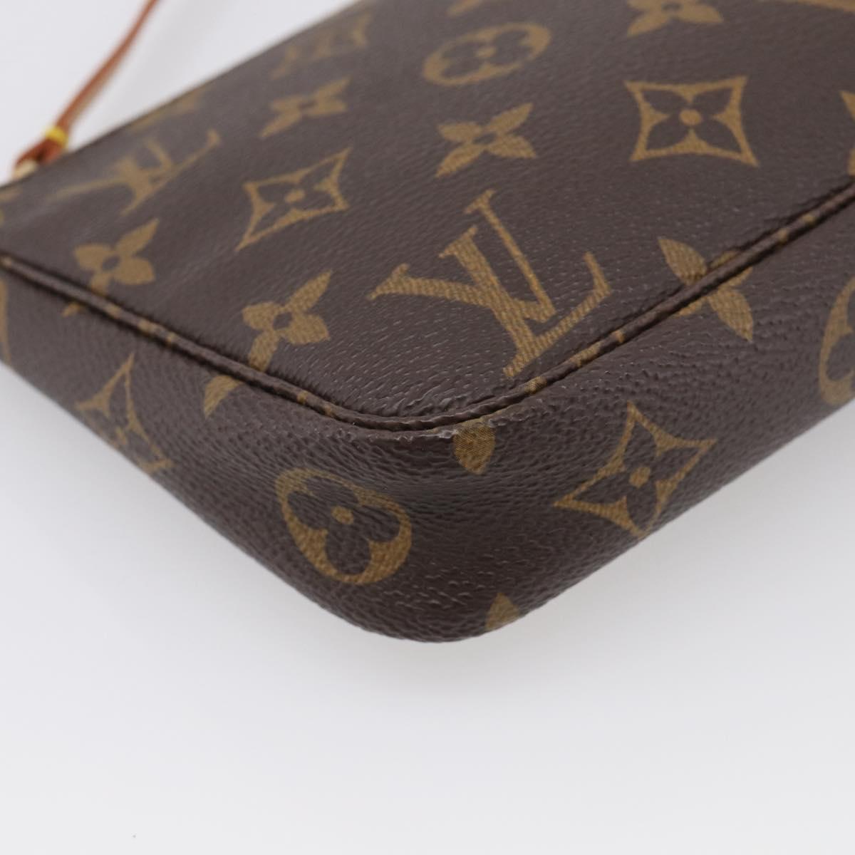 LOUIS VUITTON Monogram Pochette Accessoires Pouch M51980 LV Auth 211267A