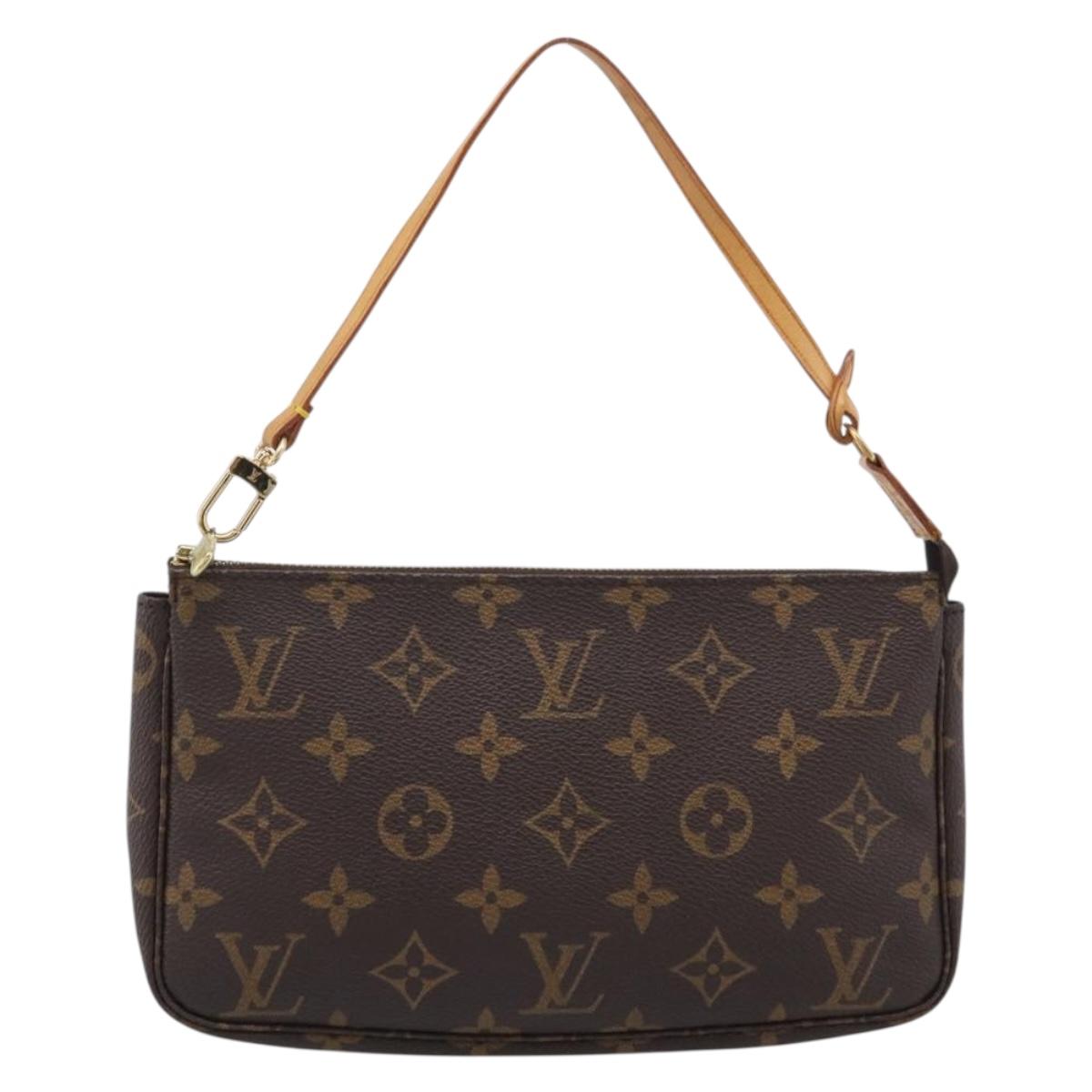 LOUIS VUITTON Monogram Pochette Accessoires Pouch M51980 LV Auth 211267A