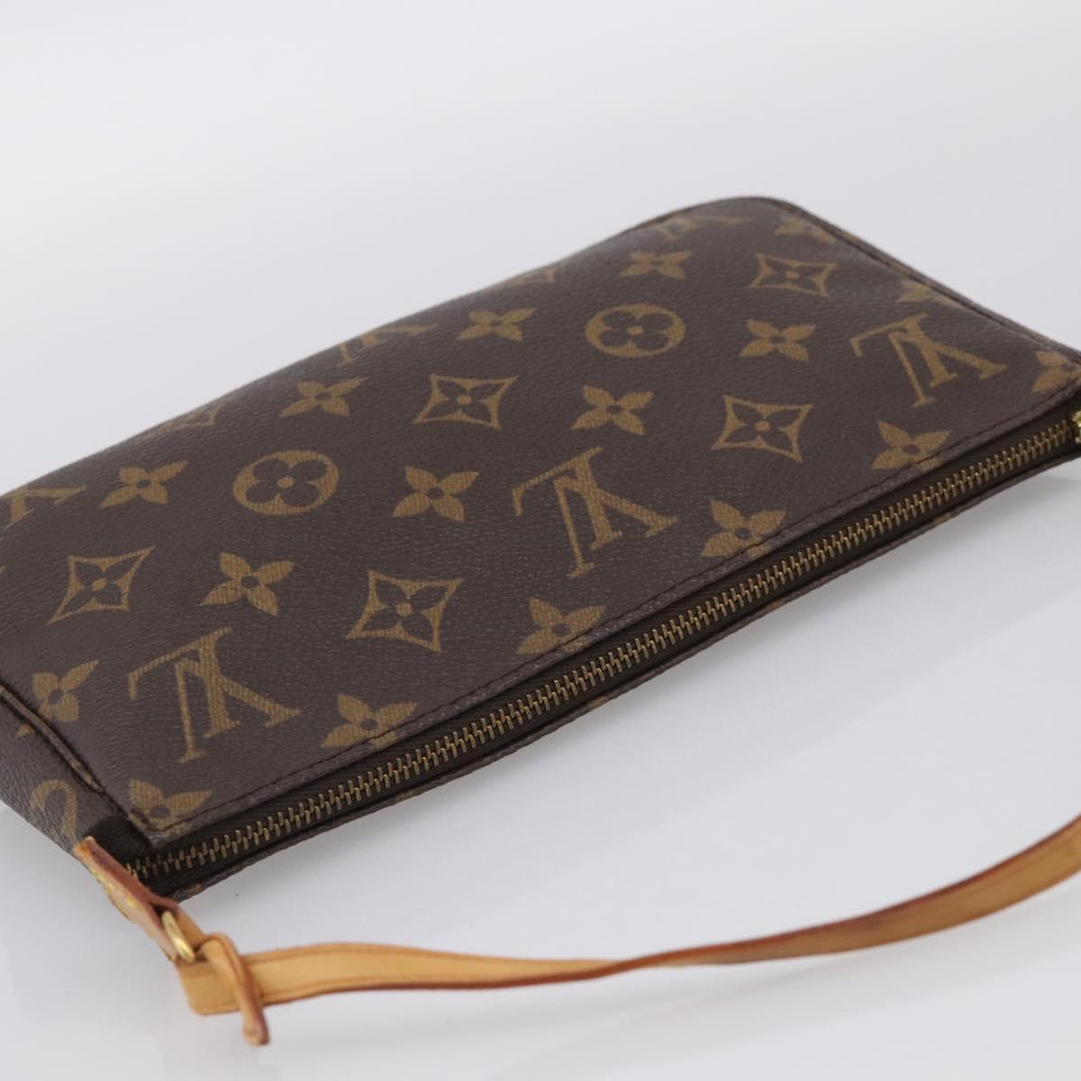 LOUIS VUITTON Monogram Pochette Accessoires Pouch M51980 LV Auth 211267A