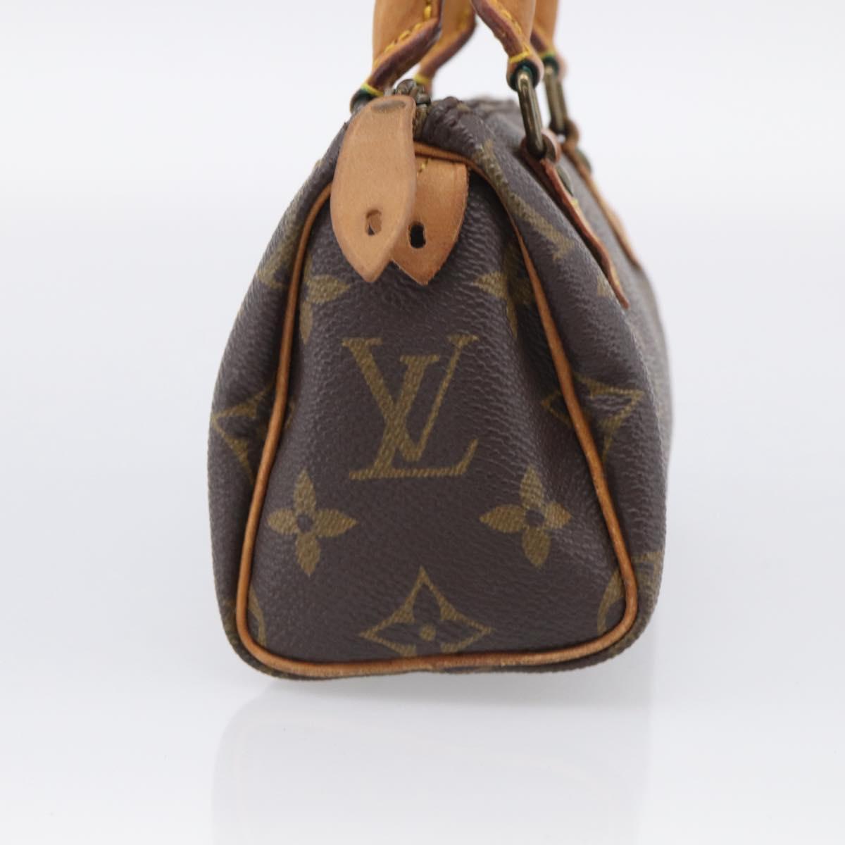 LOUIS VUITTON Monogram Mini Speedy Hand Bag M41534 LV Auth 211268