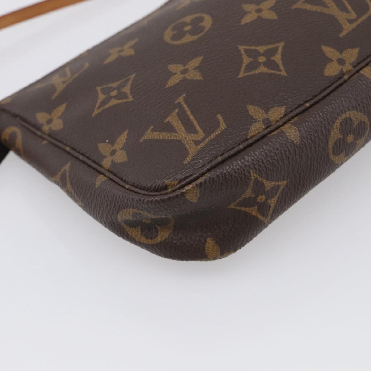 LOUIS VUITTON Monogram Pochette Accessoires Pouch M51980 LV Auth 211270A