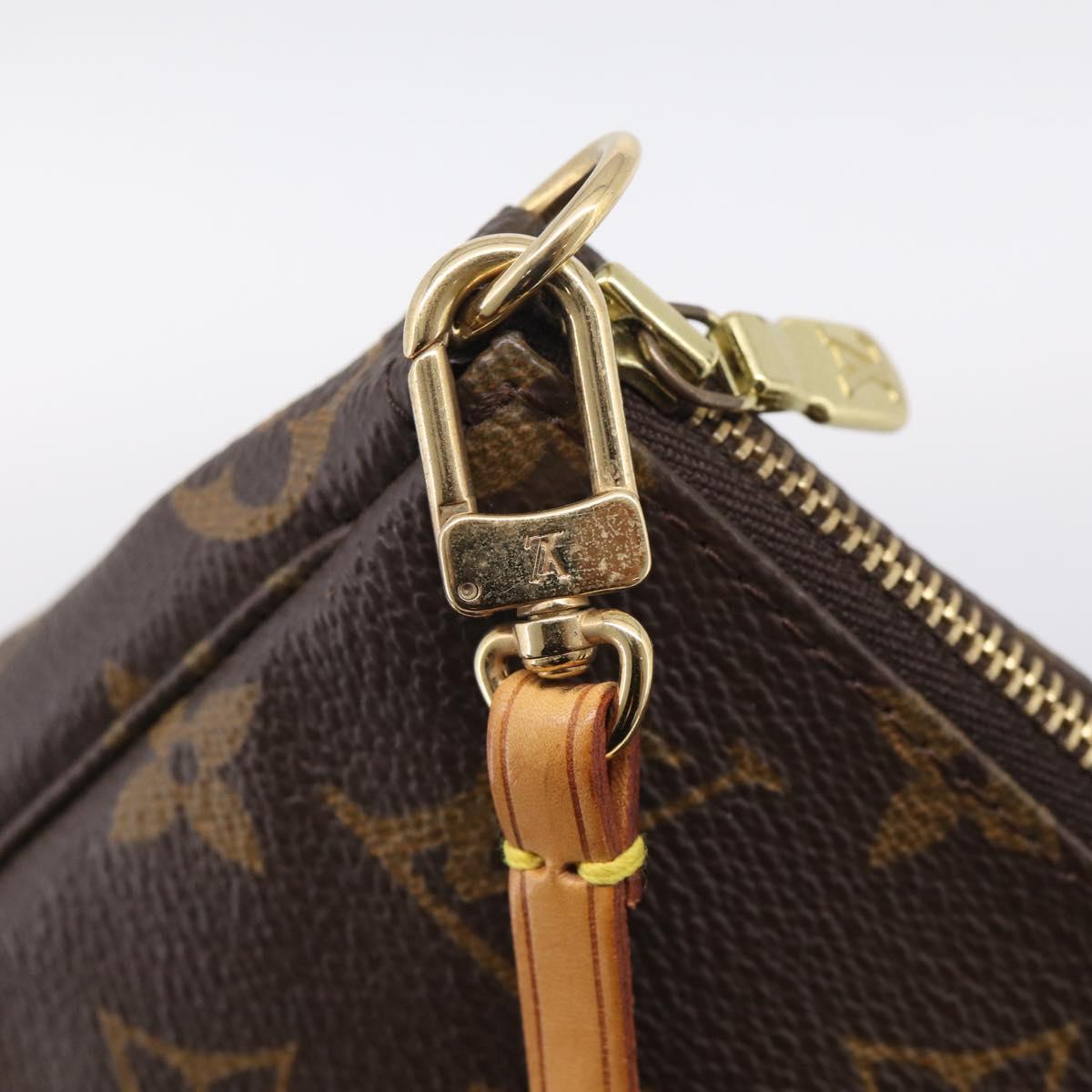LOUIS VUITTON Monogram Pochette Accessoires Pouch M51980 LV Auth 211270A