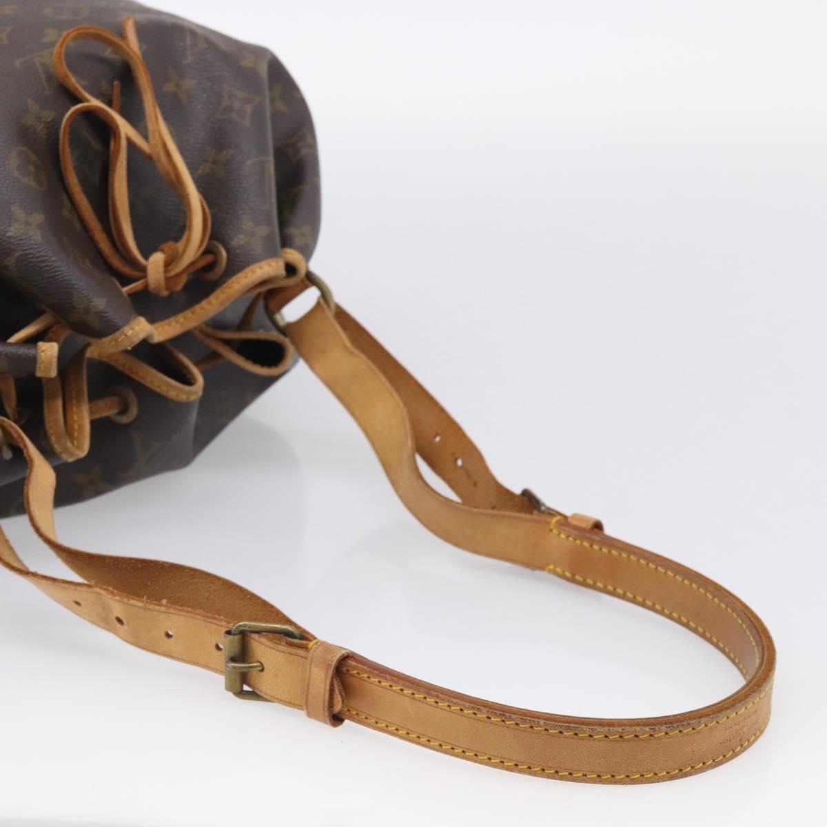 LOUIS VUITTON Monogram Petit Noe Shoulder Bag M42226 LV Auth 211272