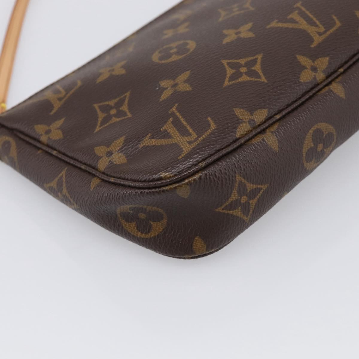 LOUIS VUITTON Monogram Pochette Accessoires Pouch M51980 LV Auth 211273V